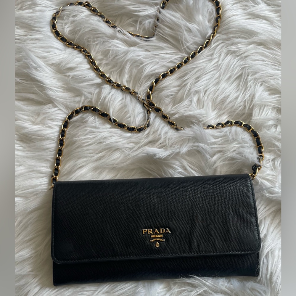 PRADA WALLET ON A CHAIN
